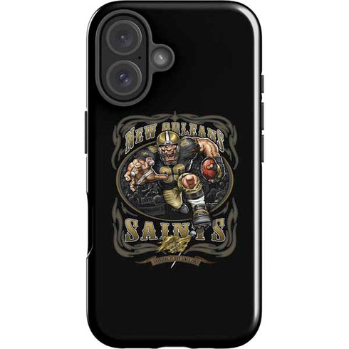 Liquid Blue NFL New Orleans Saints Running Back iPhone 16 Plus Impact Case
